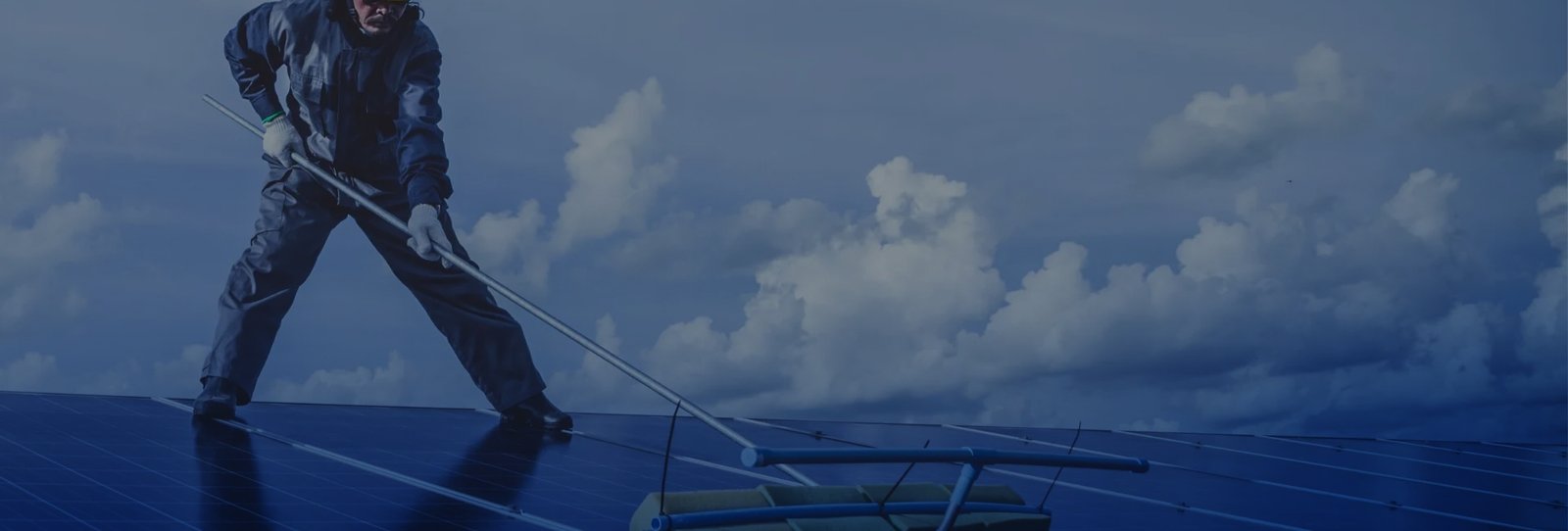 Reinigung von Solaranlagen
